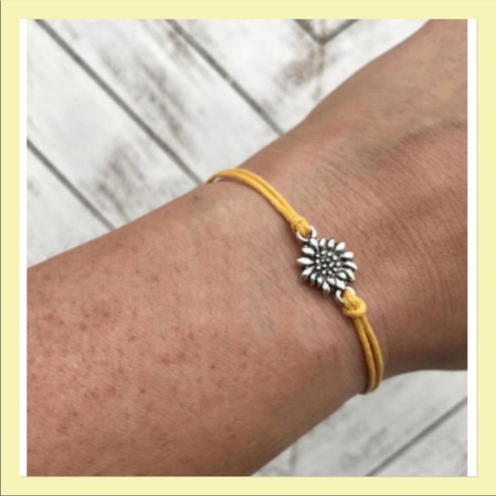 Sunflower bracelet